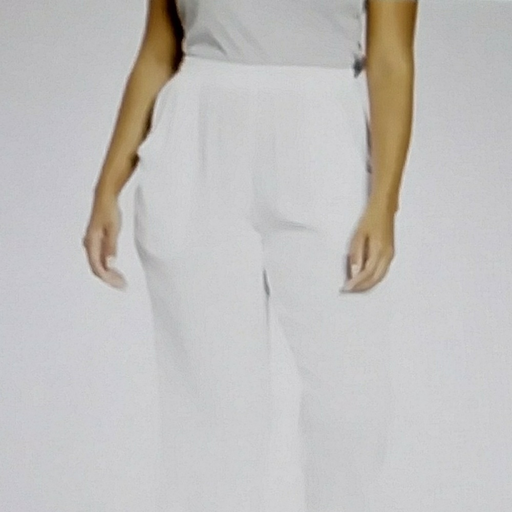 Wide Leg Crinkle Pants